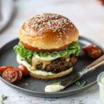Vegetable Lava Burger